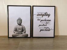 Load image into Gallery viewer, Buddha Set of 2 wall art prints