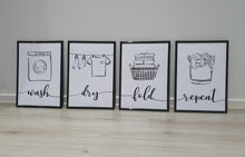 Load image into Gallery viewer, Laundry Prints- Set of 4 wall art prints