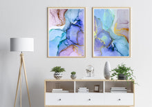 Load image into Gallery viewer, Abstract Ink Splash Set of 3 wall art prints