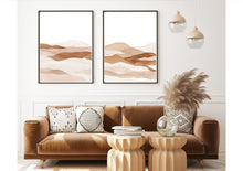 Load image into Gallery viewer, BohoMountains- Set of 3 wall art prints