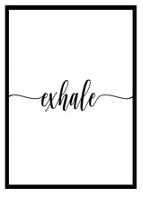 Load image into Gallery viewer, Inhale Exhale Set of 2 wall art prints