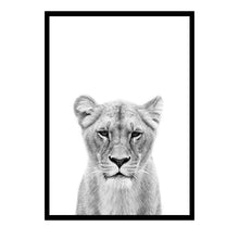 Load image into Gallery viewer, Lion and Lioness Set of 2 wall art prints