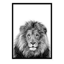 Load image into Gallery viewer, Lion and Lioness Set of 2 wall art prints