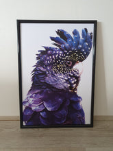 Load image into Gallery viewer, Black Cockatoo Set of 2 wall art prints
