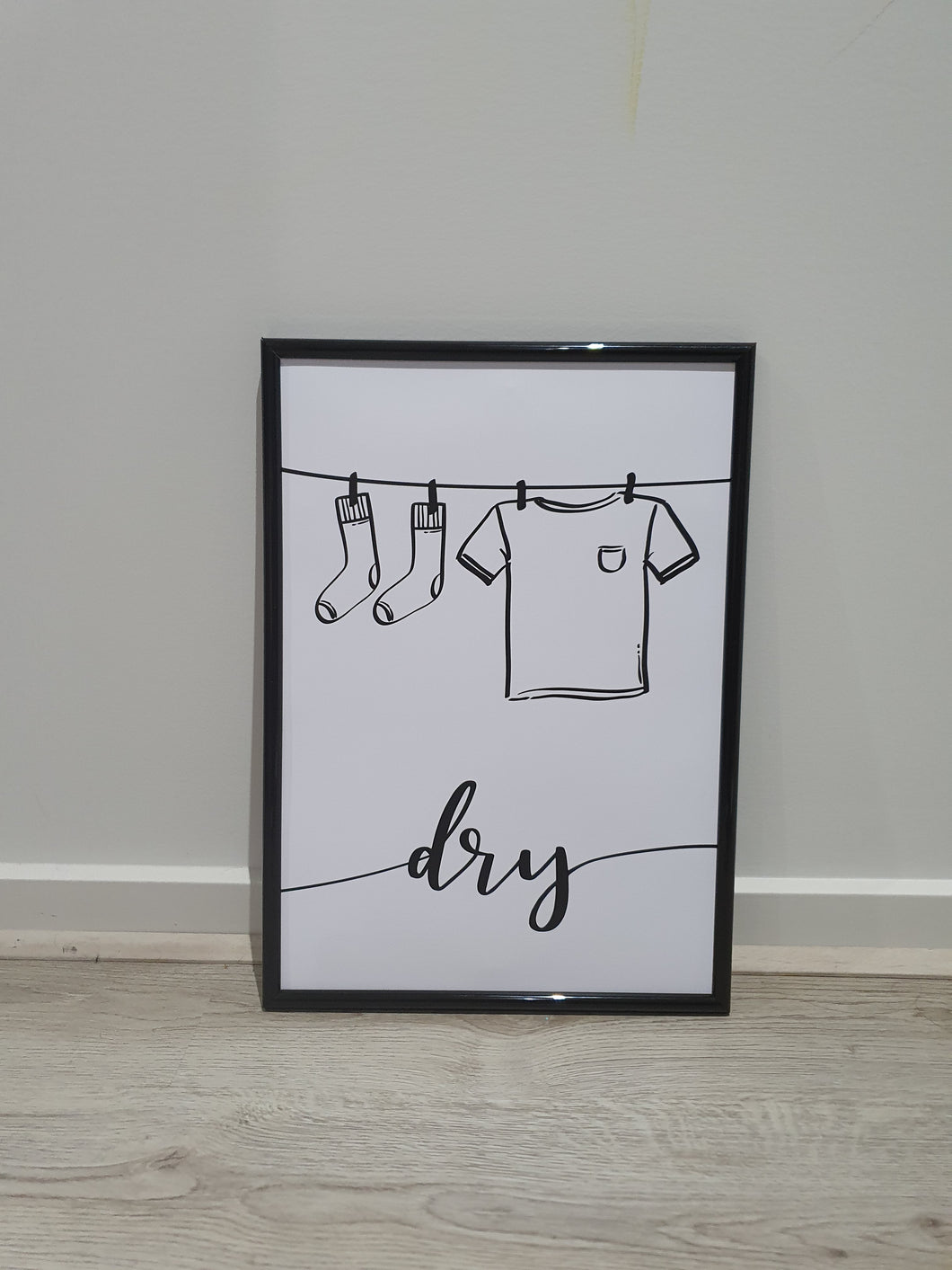 Laundry wall art print- Dry