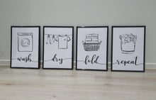 Load image into Gallery viewer, Laundry Prints- Set of 4 wall art prints
