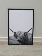 Load image into Gallery viewer, Highland Cow Set of 3 wall art prints
