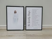 Load image into Gallery viewer, Jesus and Serenity Prayer Set of 2 wall art prints
