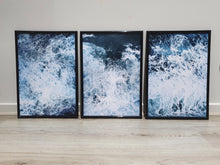 Load image into Gallery viewer, Ocean Waves Set of 3 wall art prints
