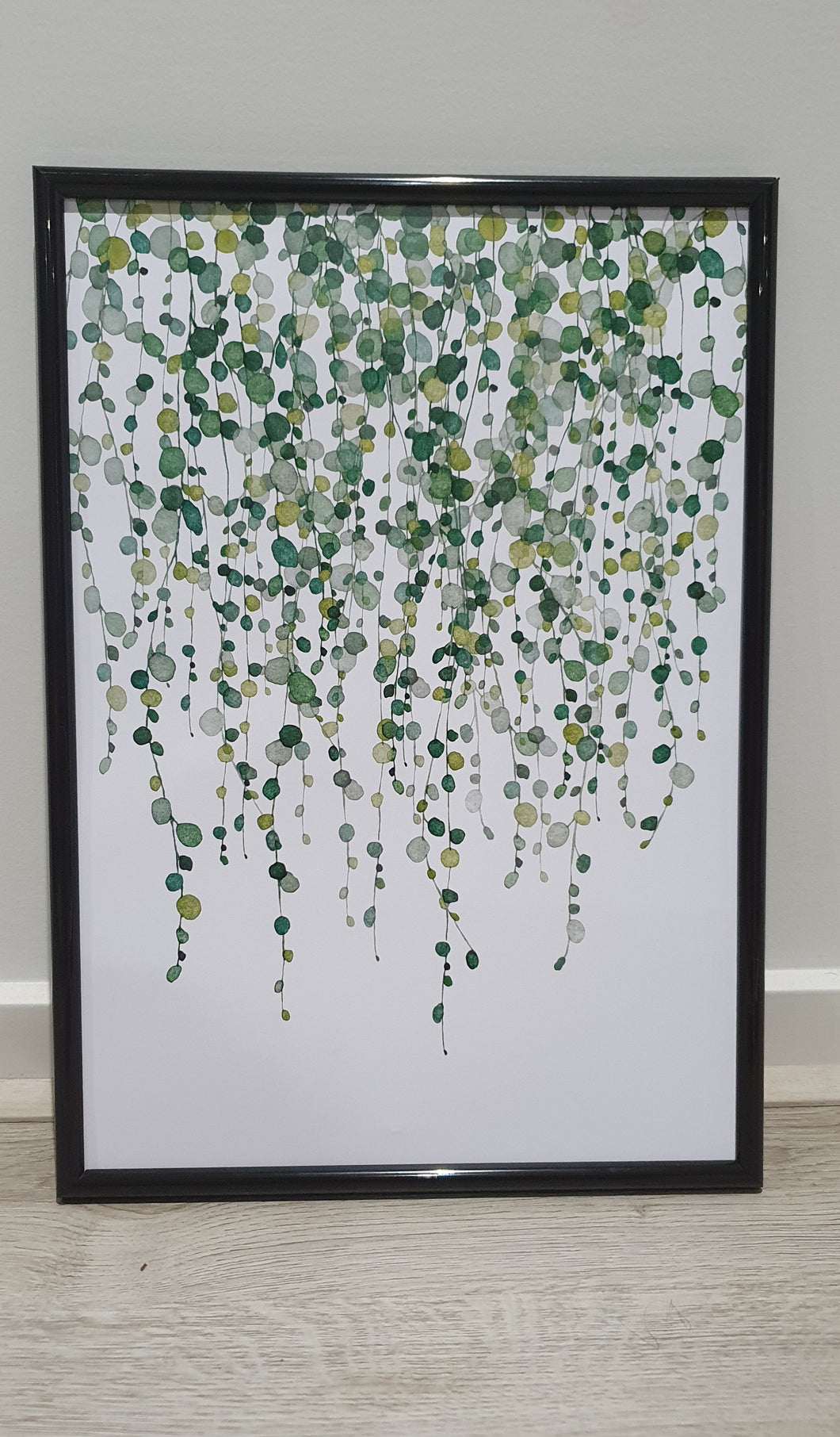 String of Pearls Watercolour