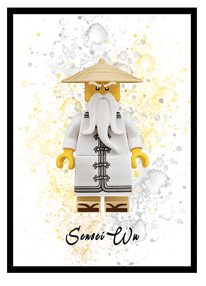 Kids wall art- Lego Ninjago- Wu