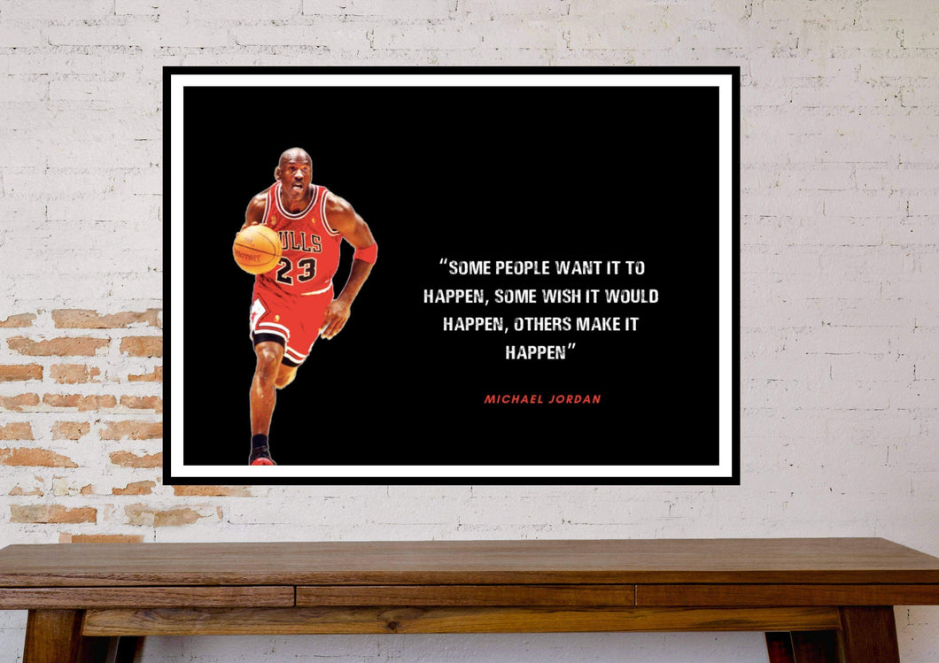Motivational Poster Michael Jordan – Simple Wall Art