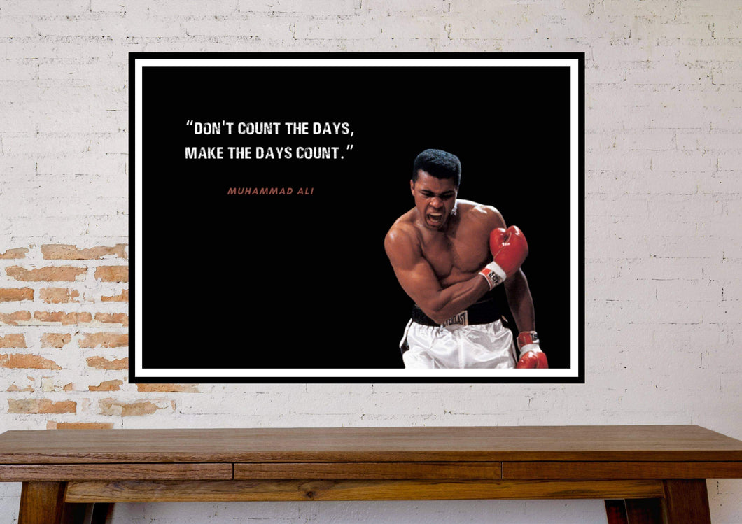 Motivational Poster - Muhammad Ali