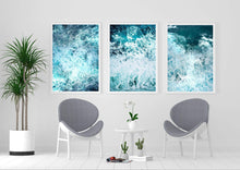 Load image into Gallery viewer, Ocean Waves Set of 3 wall art prints
