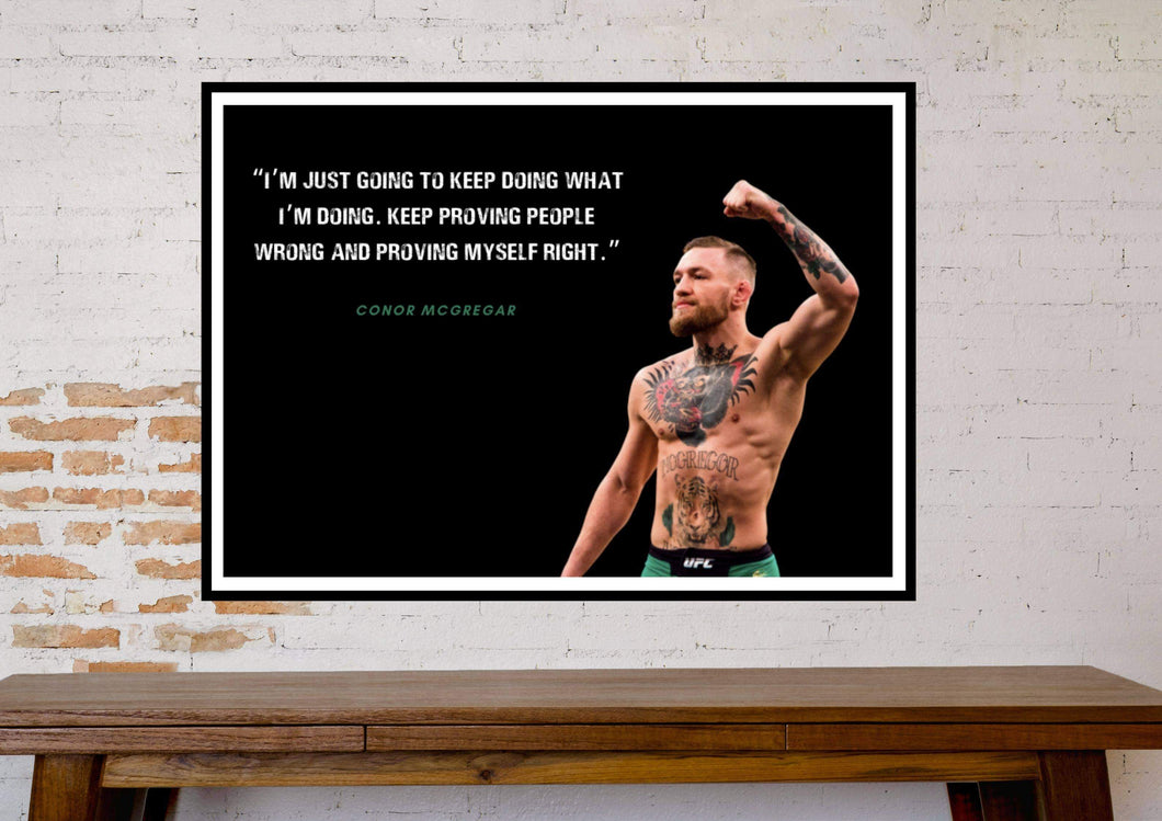 Motivational Poster - Conor McGregar