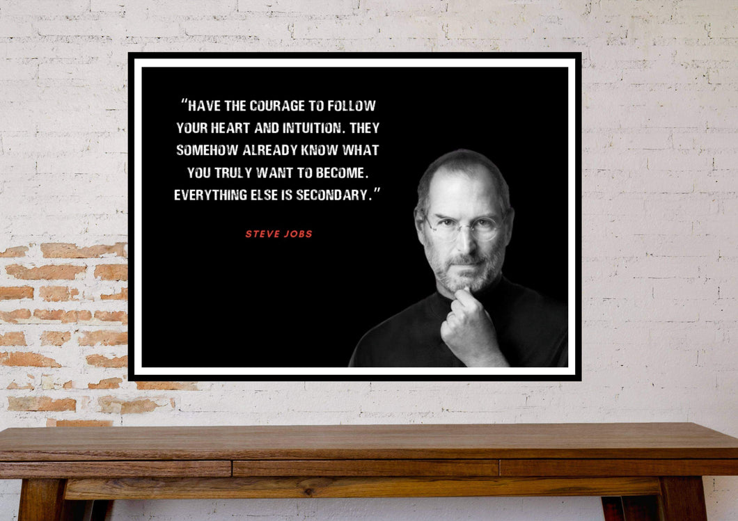 Motivational Poster - Steve Jobs