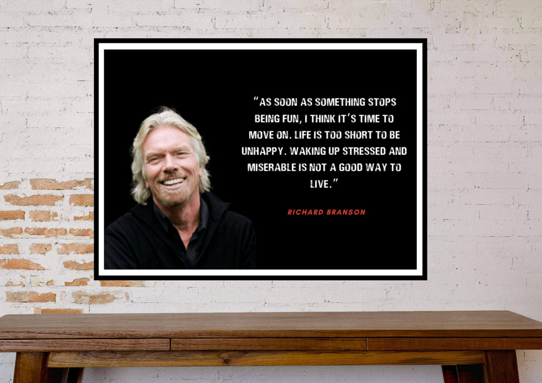 Motivational Poster - Richard Branson